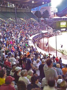 Crowd at the Beavers game