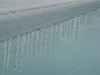 Icicles on Diving Board